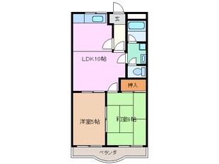 泊駅 徒歩4分 5階の物件間取画像